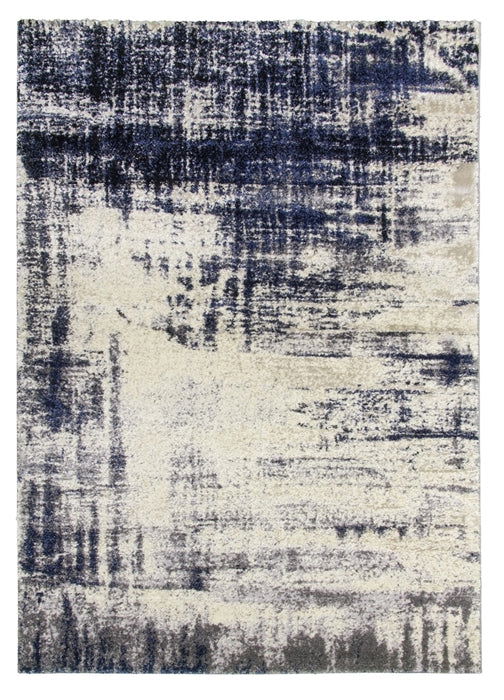 Callisto Accents - Navy Abstract Rug - MacCarthys