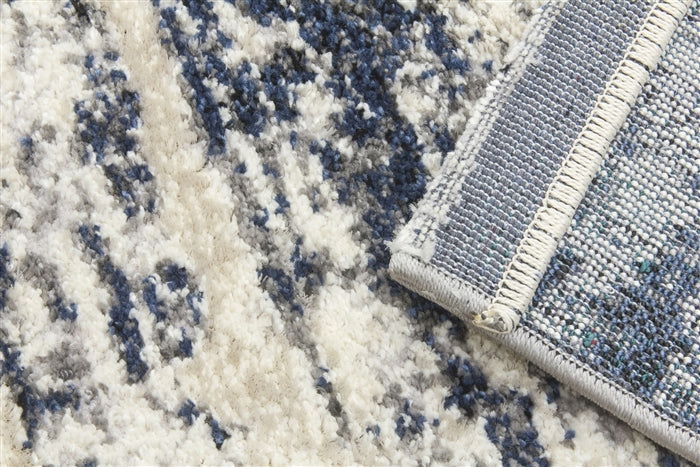 Callisto Accents - Navy Abstract Rug - MacCarthys