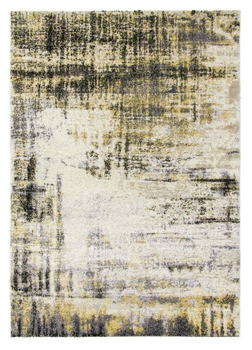 Callisto Accents - Yellow Abstract Rug - MacCarthys