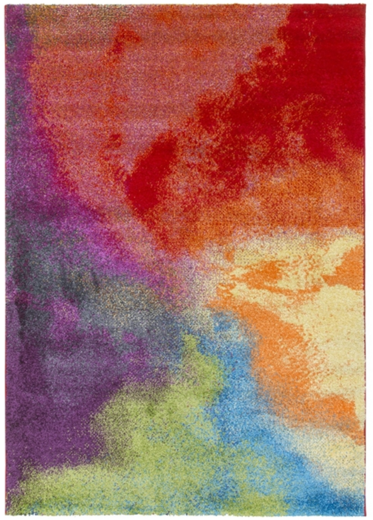 Candy Pinwheel Multicoloured Rug - MacCarthys