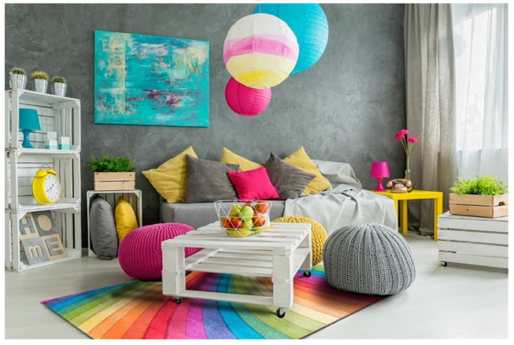 Candy Rainbow Multicolour Rug - MacCarthys