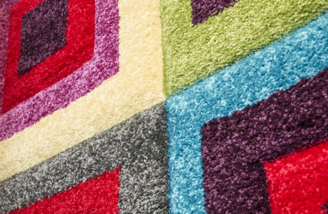 Multicoloured Rug | Candy Squares | Patchwork Pattern Rug | MacCarthys