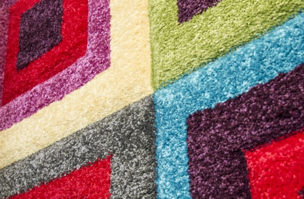 Candy Squares Multicoloured Rug - MacCarthys