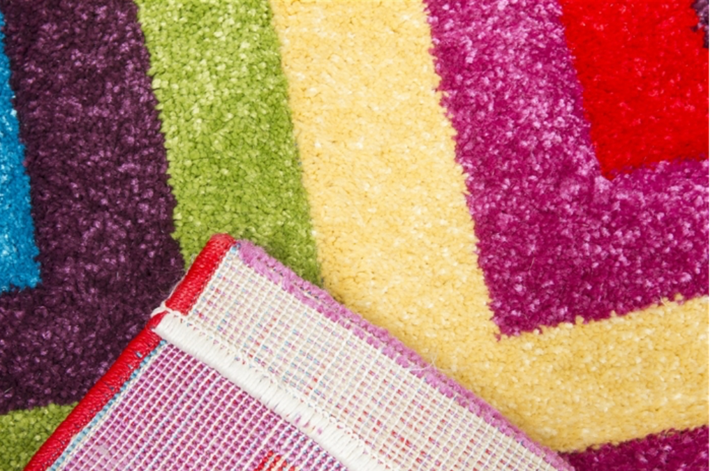 Candy Squares Multicoloured Rug - MacCarthys