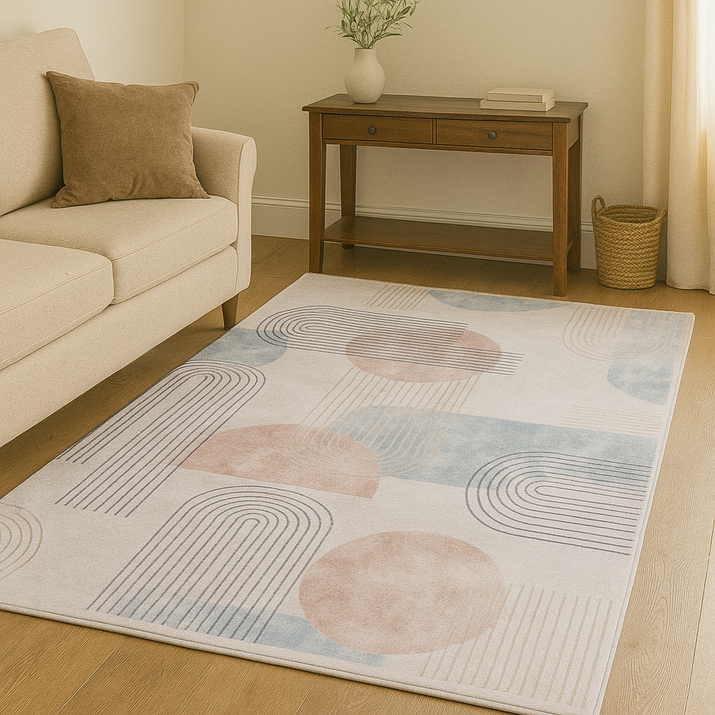 Light Blue Rug | Modena Marani | Abstract Style Rug
