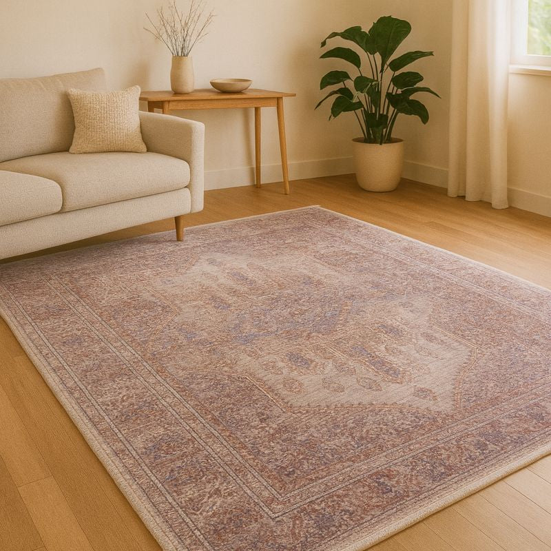 Kashmera Vesper Blue & Red Oriental Bohemia Rug