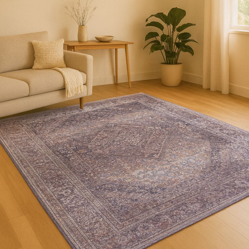 Kashmera Kairos Charcoal & Blue Oriental Bohemian Rug