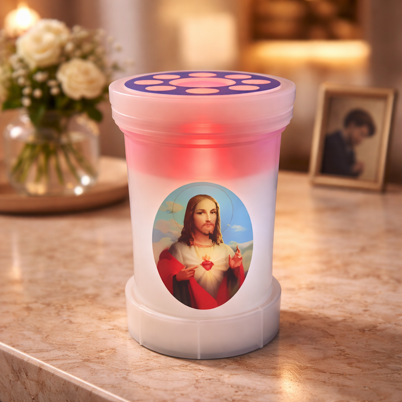 Sacred Heart Memorial LED Candle Light
