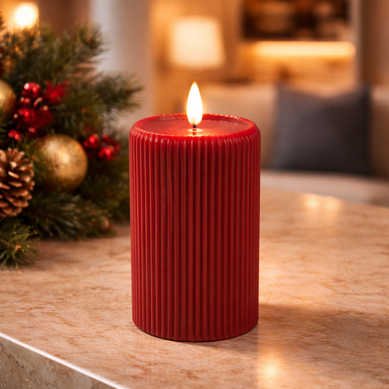 10cm Red LED Candle Light