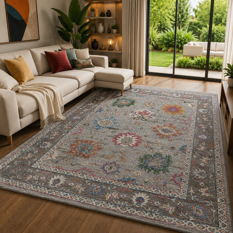 Prestige Sojourn Tor Grey Vintage Oriental Rug