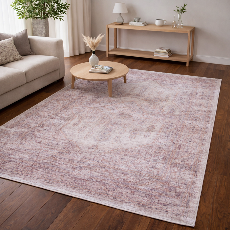 Kashmera Vesper Blue & Red Oriental Bohemia Rug