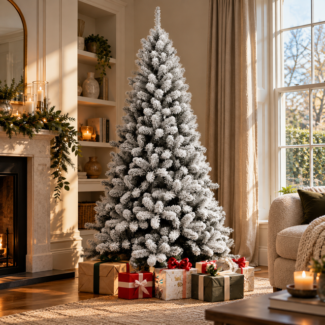 7 Feet Flocked Aritifical Christmas Tree