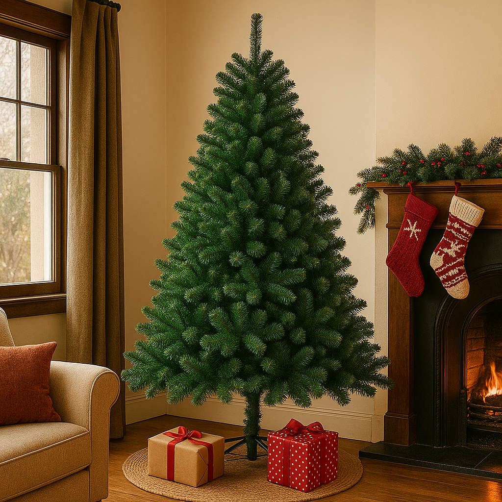 7ft / 8ft Standard Christmas Tree | Dark Green