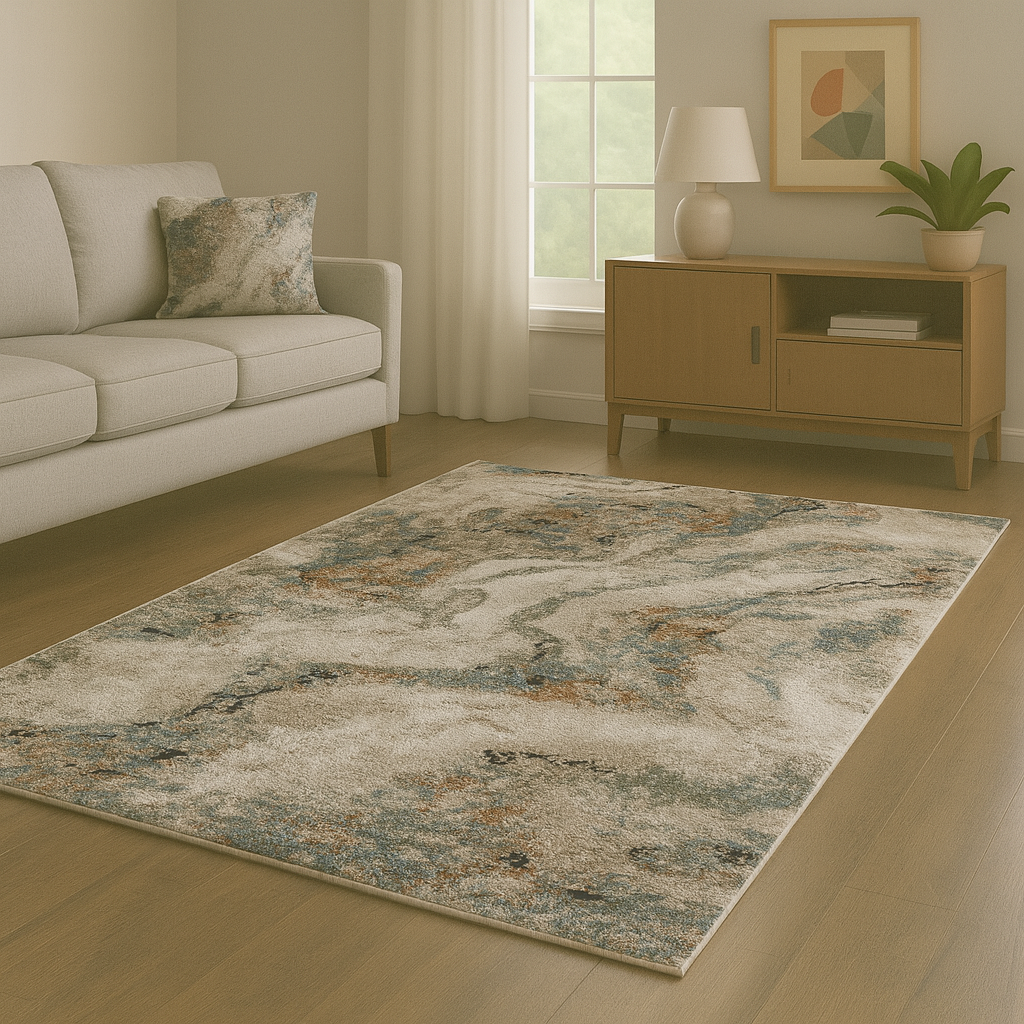 Multicolor Rug | Astoria Seascape | Abstract Pattern Rug