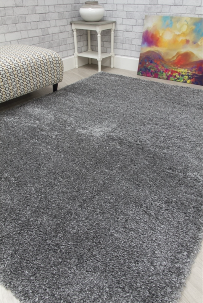 Dreams Shaggy Dark Grey Rug - MacCarthys