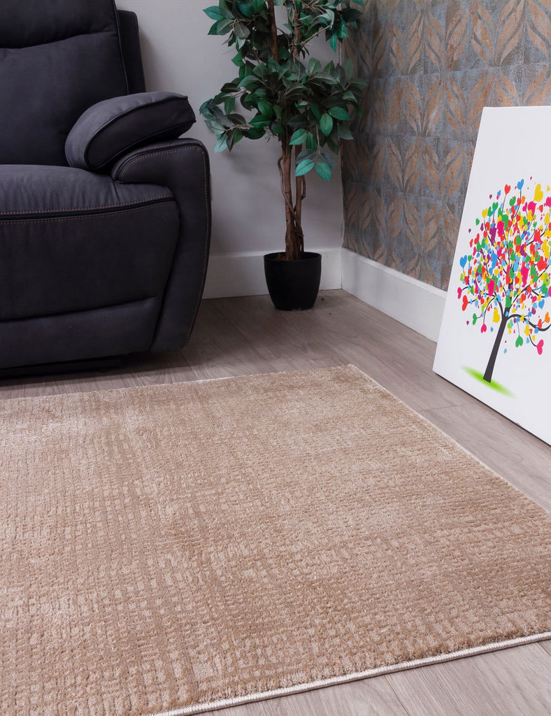 Elements Crisscross Beige Rug - MacCarthys