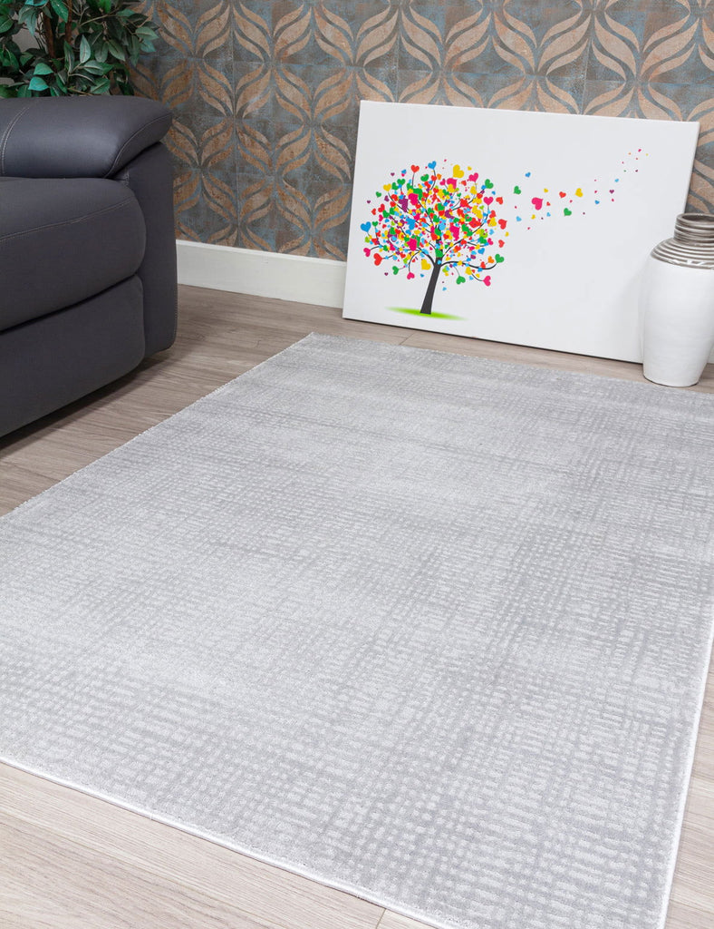 Elements Crisscross Grey Rug - MacCarthys