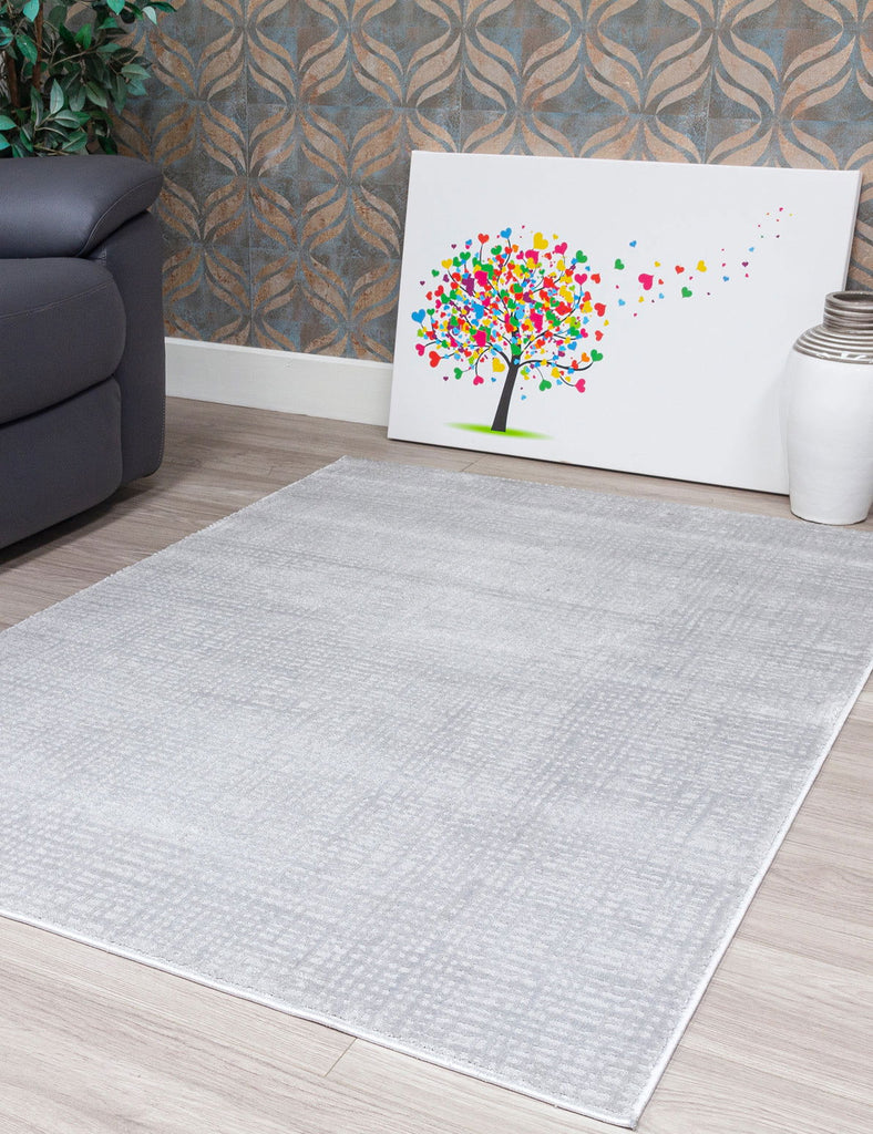 Elements Crisscross Grey Rug - MacCarthys