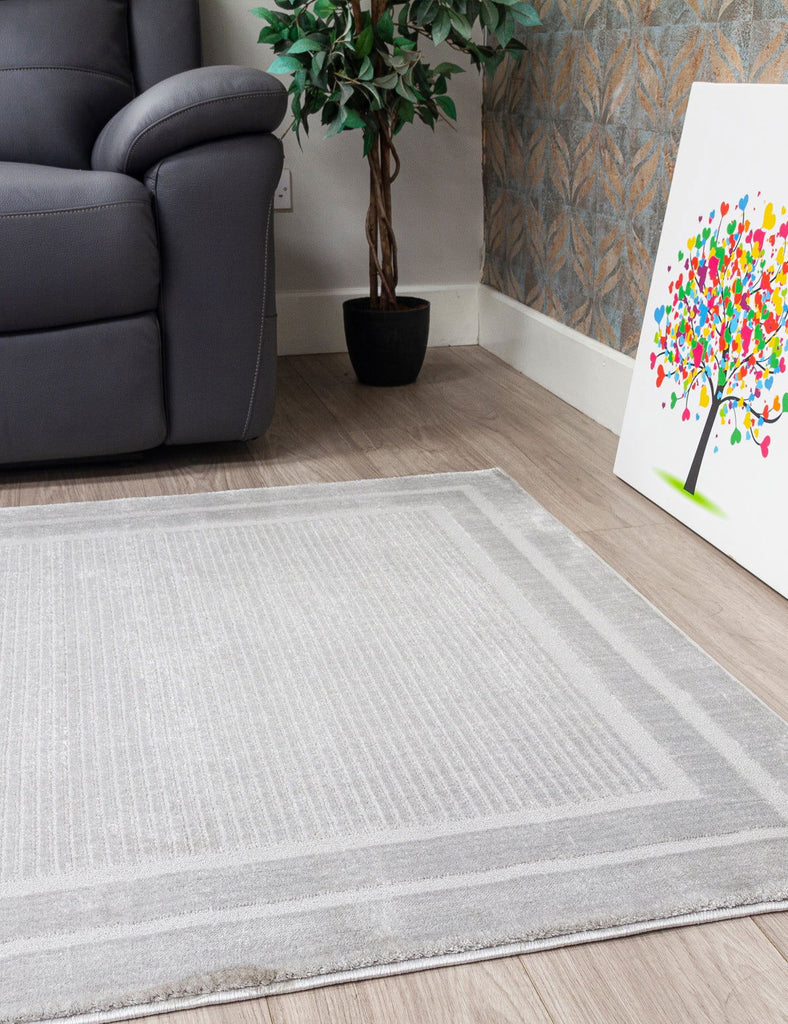 Elements Frontier Grey Rug - MacCarthys