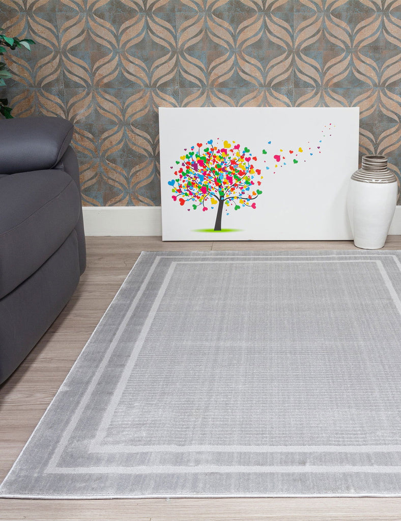 Elements Frontier Grey Rug - MacCarthys