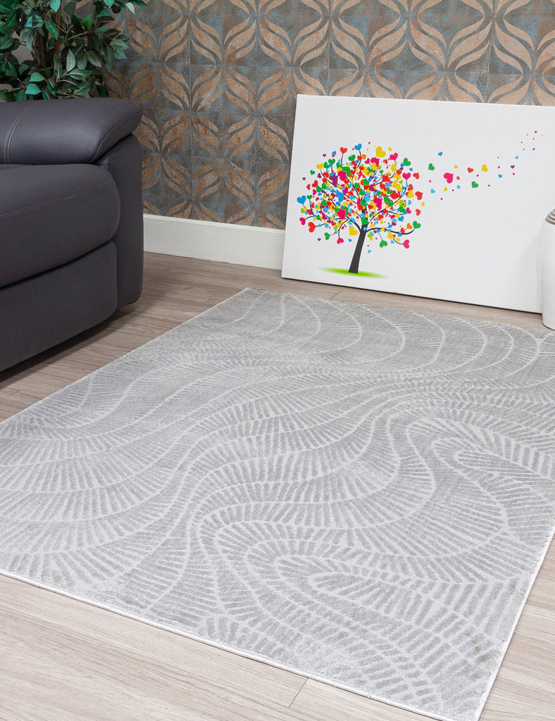 Elements Zahara Grey Rug - MacCarthys