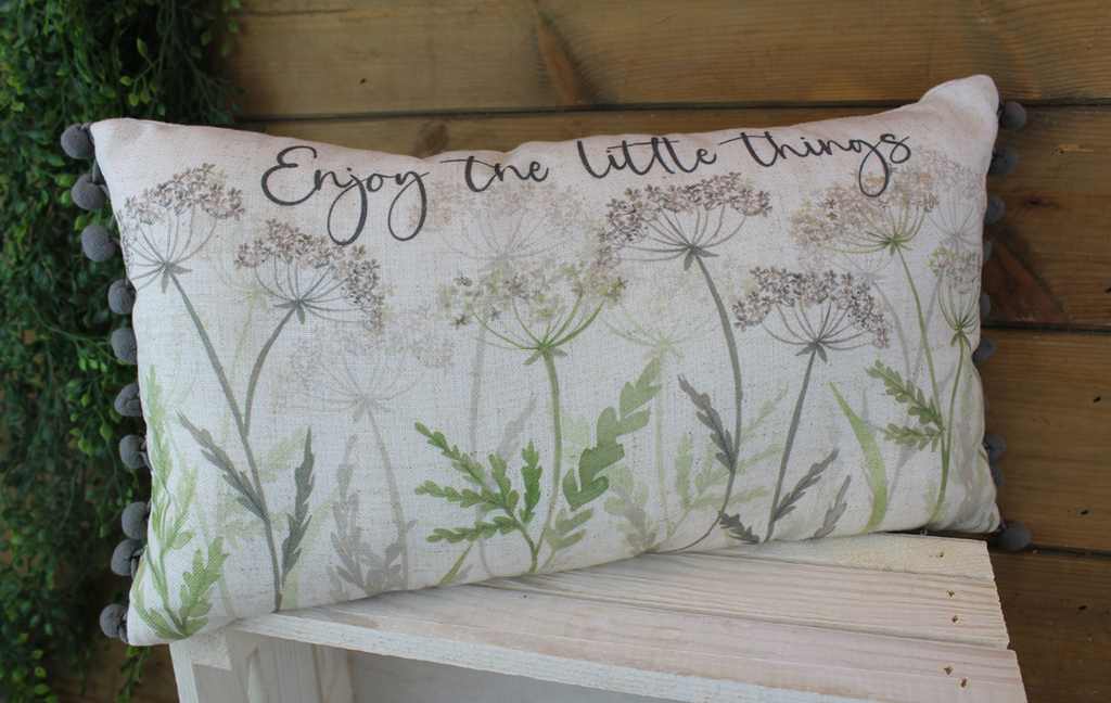 Enjoy The Little Things Cushion ( FILLED ) - MacCarthys