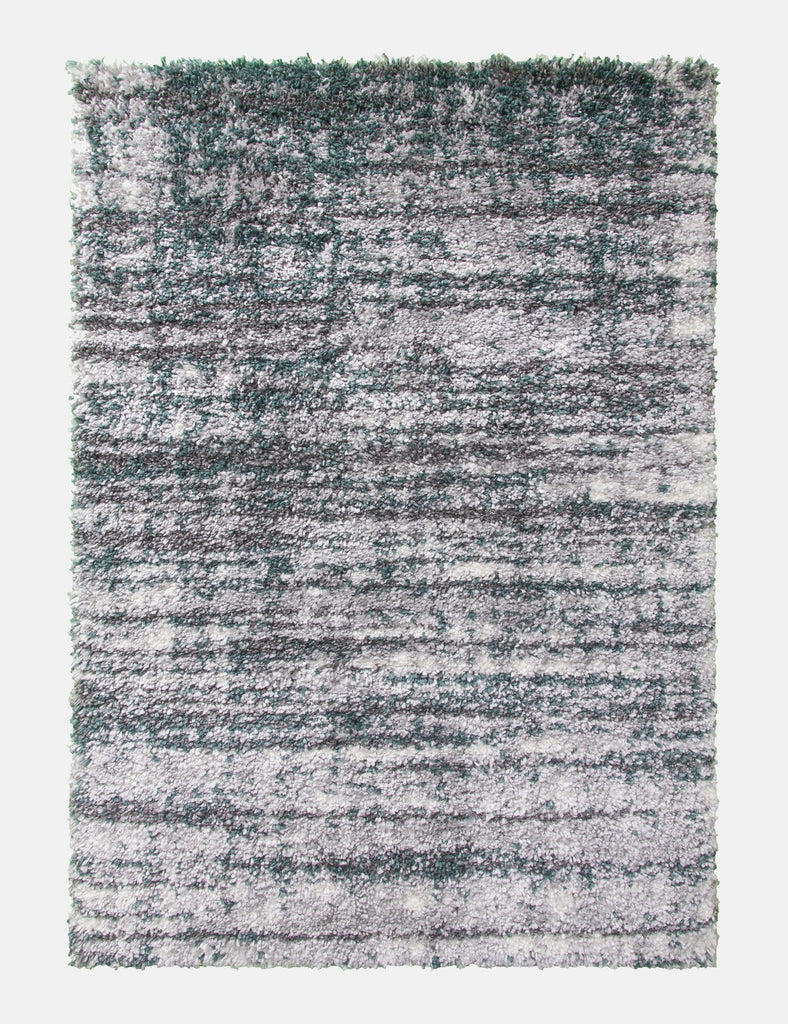 Fantasy Shimmer Green Shaggy Rug - MacCarthys