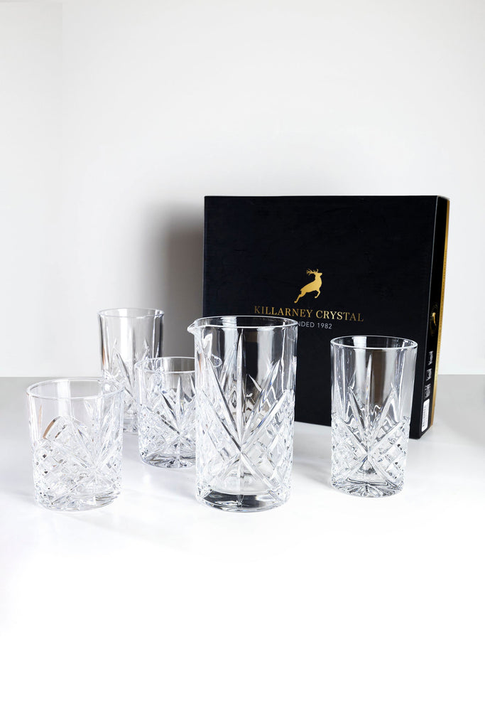 Killarney Crystal Trinity Mixology Set - MacCarthys