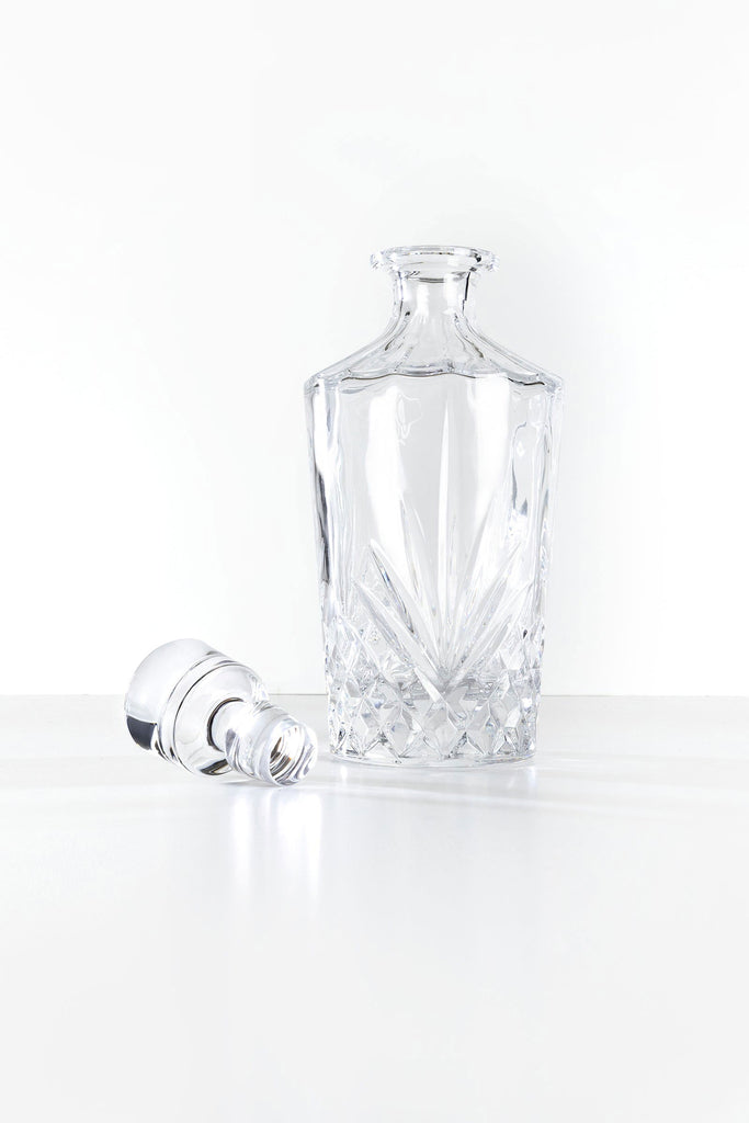 Killarney Crystal Trinity Round Decanter Glass Gift Set - MacCarthys