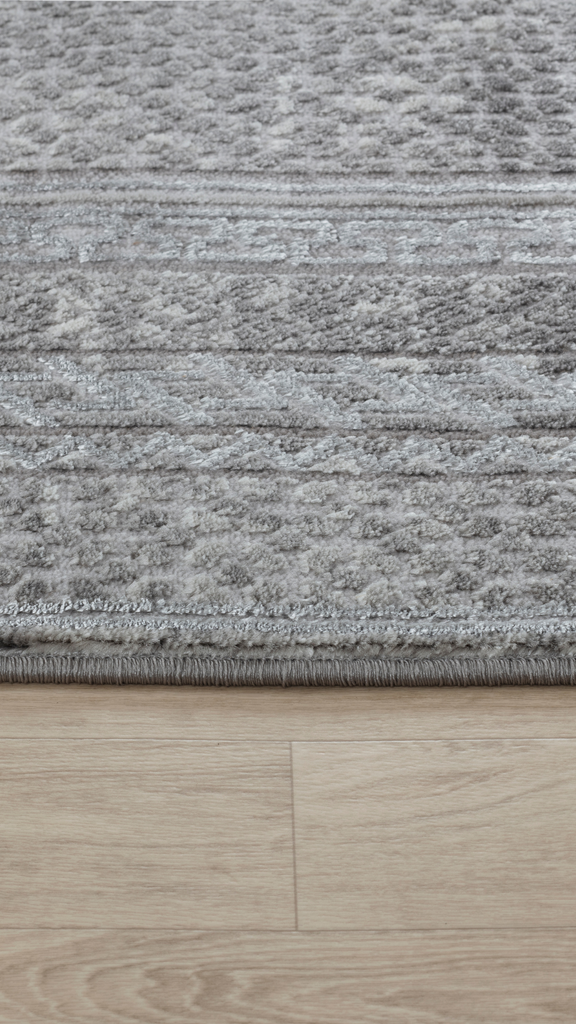 Berika Dark Grey/L.Grey Rug - MacCarthys