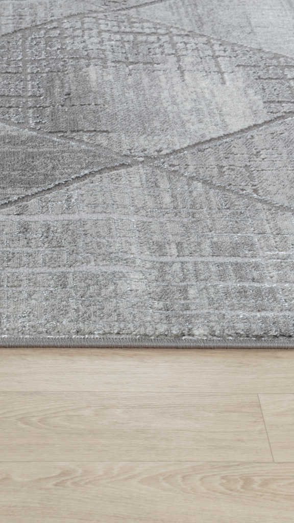 Berika Diamond Dark Grey/L.Grey Rug - MacCarthys