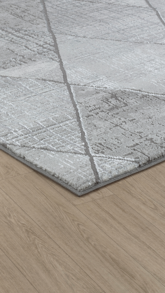 Berika Diamond Dark Grey/L.Grey Rug - MacCarthys