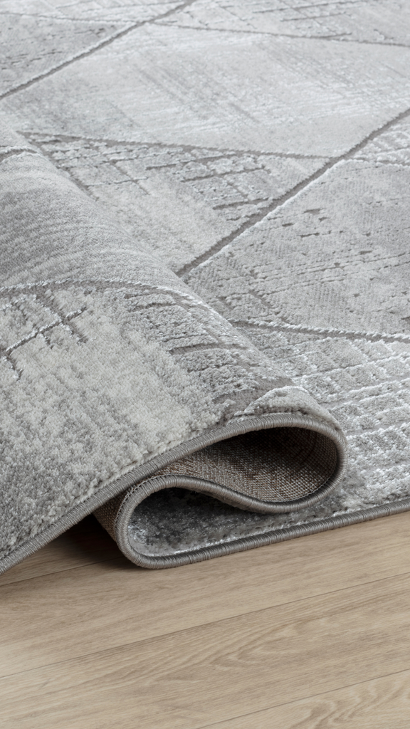 Berika Diamond Dark Grey/L.Grey Rug - MacCarthys