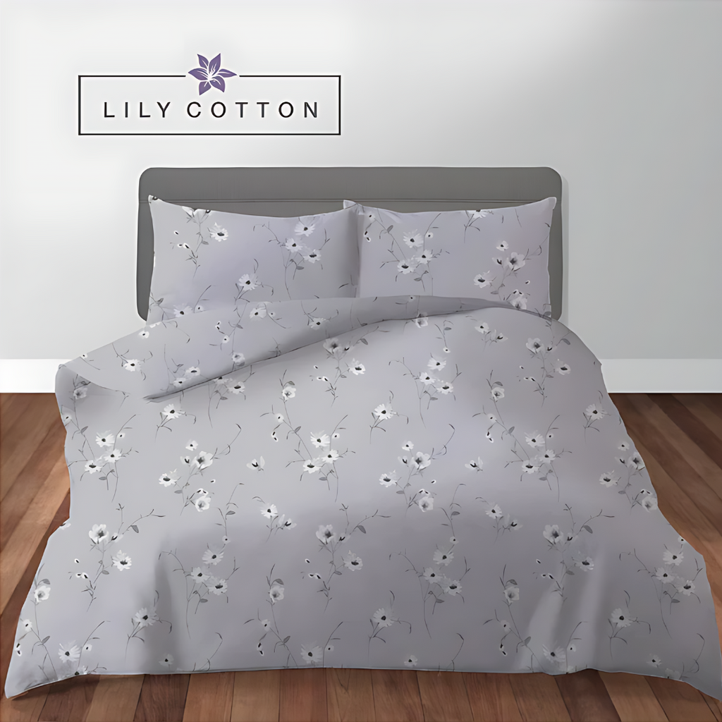 Lily Cotton Sprig Duvet Set - MacCarthys