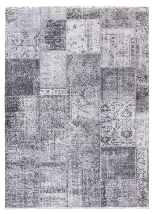 Modena Patchwork Grey Rug - MacCarthys