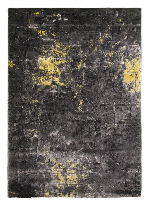 Bellini Mirage Dark Grey/Ochre Rug - MacCarthys