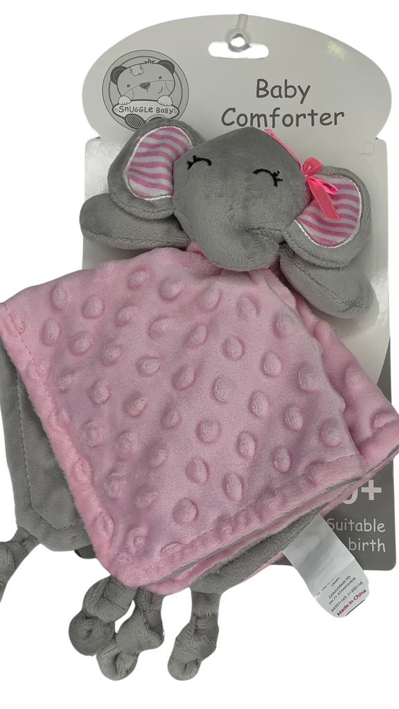 Pink Elephant Baby Comforter - MacCarthys