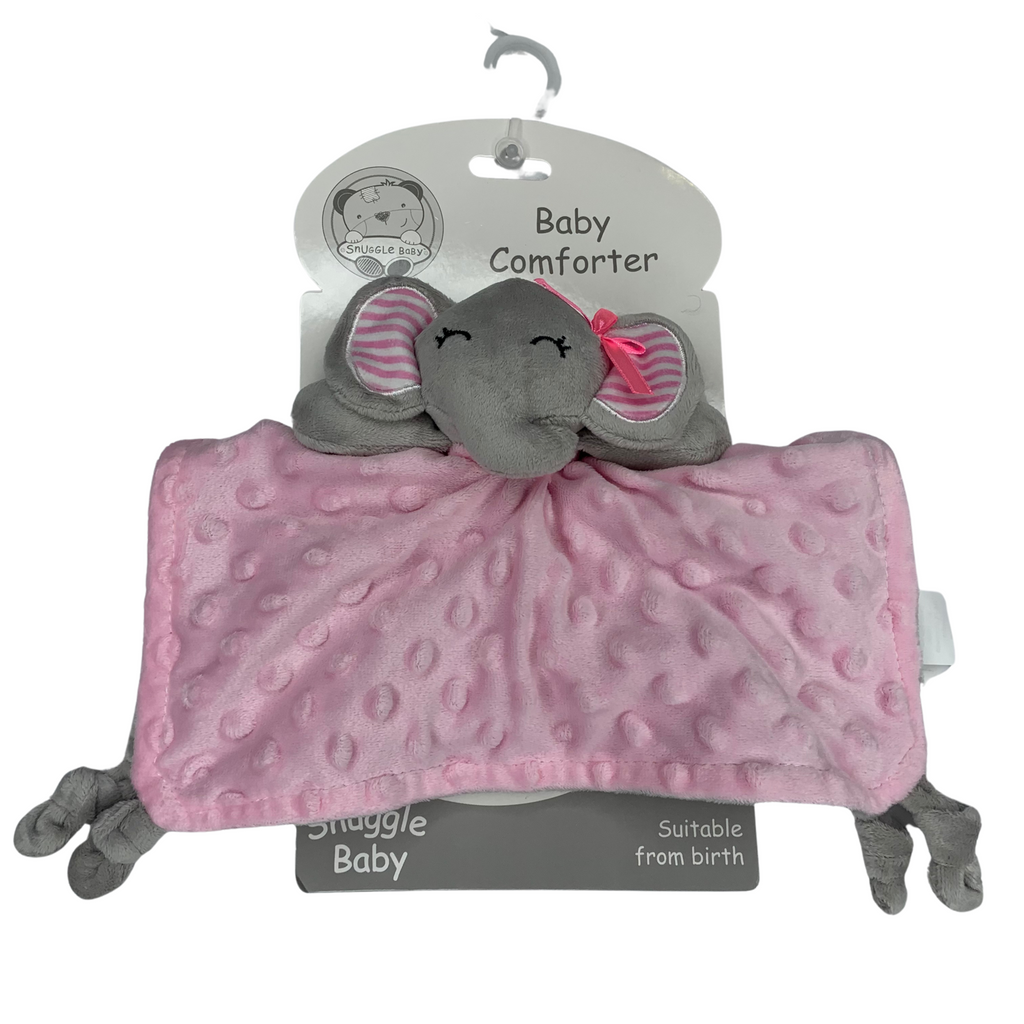 Pink Elephant Baby Comforter - MacCarthys