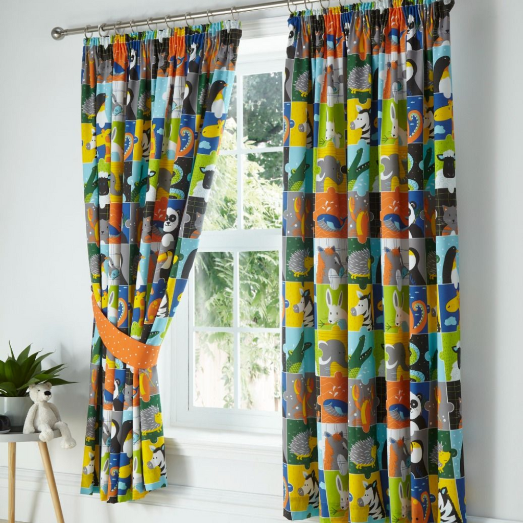 Portfolio Animal Jigsaw Curtains | 66 x 54 in - MacCarthys