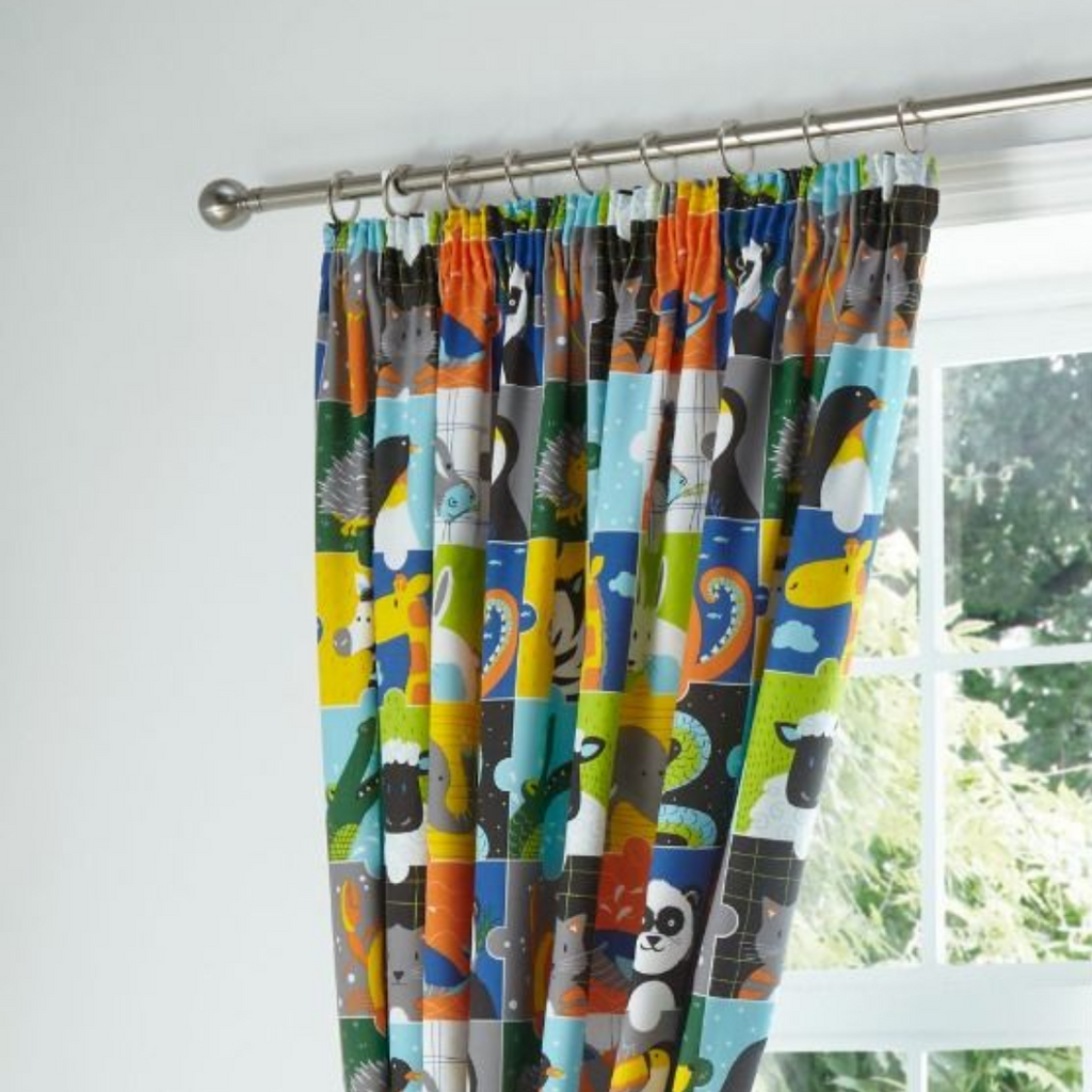 Portfolio Animal Jigsaw Curtains | 66 x 54 in - MacCarthys