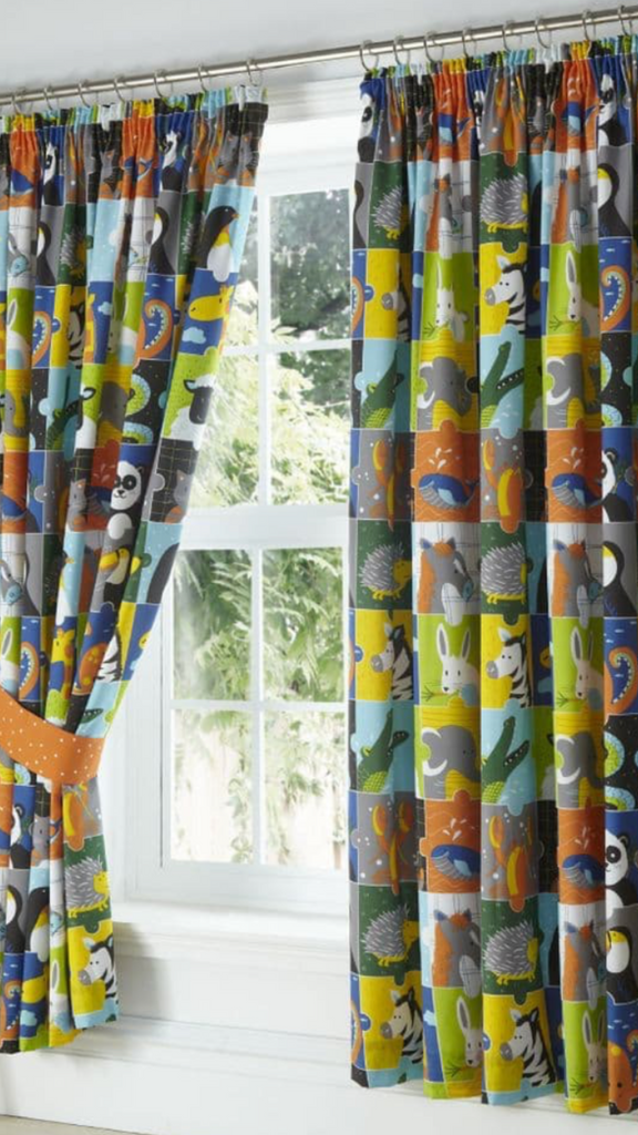 Portfolio Animal Jigsaw Curtains | 66 x 54 in - MacCarthys