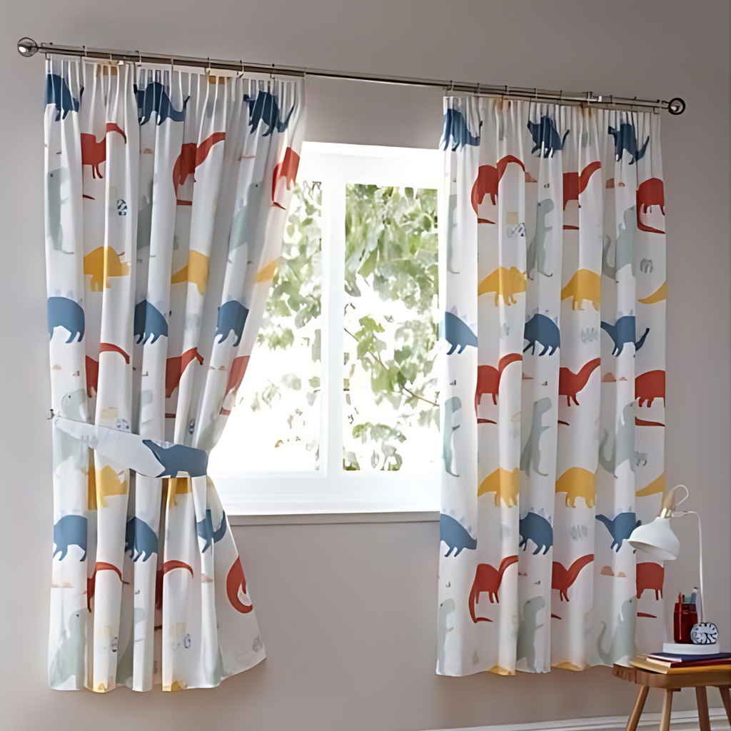 Portfolio Dino Curtains - 66x72 inches - MacCarthys