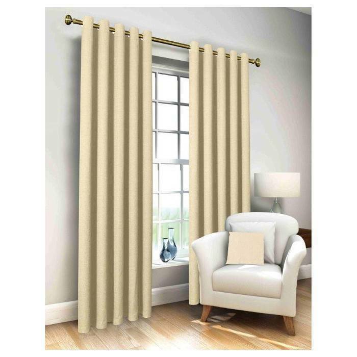 Beige/Sand Blackout Curtains | Minimal Pattern | Lunar